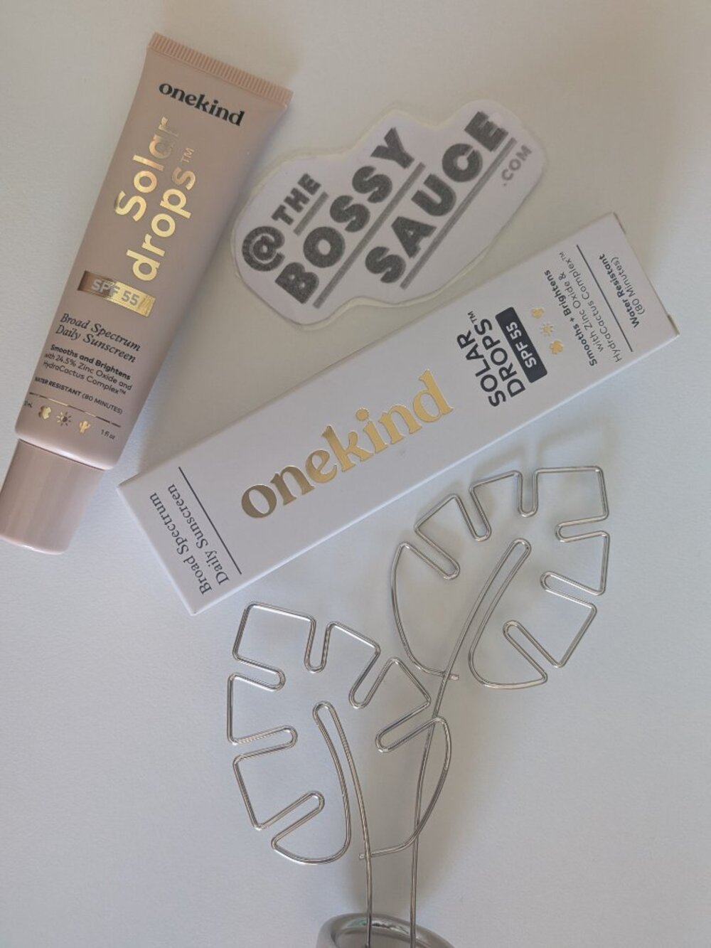 onekind Solardrops SPF 55 Daily Broad Spectrum Sunscreen 1 oz NIB